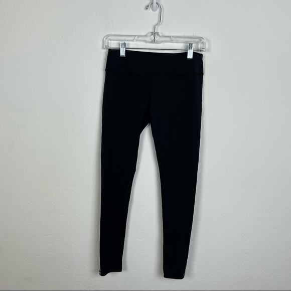 Mara Hoffman Active Black Pattern Leggings - Picture 1 of 8